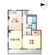 恵ハイツ南2の間取図