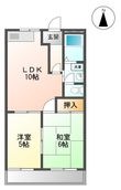 メモリアルコーポⅠの間取図