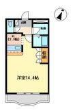 写真：ベル・クオレ 4階405の間取図