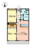 リミエールしろのうちの間取図