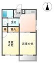 岐阜市茜部新所4丁目の間取図
