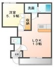 岐阜市上土居2丁目の間取図