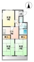 メゾン小林Ⅱの間取図