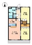エクセレントＭＩＮＩ　Ｂ棟の間取図