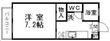 イースト18の間取図