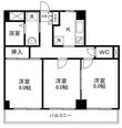 アールアイ泉中央の間取図