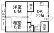 横山ハイツの間取図