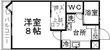 バーシティハウスKANOの間取図