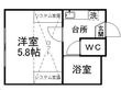 ベルシオン仙台第4の間取図