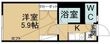 ピースフル泉第2の間取図