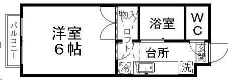 拡大写真:ベルトピア仙台4 2階202の間取り