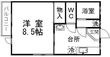 ハイツK&Kの間取図