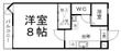 バーシティハウス原町の間取図