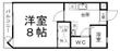 バーシティハウス原町の間取図