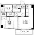 カストール八乙女の間取図