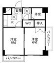 カストール八乙女の間取図