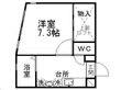 バーシティーハウス台原の間取図