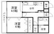 荒巻ハイツA棟の間取図