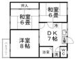クレセントB棟の間取図