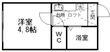 ヒルズカワウチA棟B棟の間取図