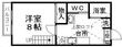 ピースフル八乙女の間取図