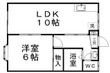 サウスコート南仙台の間取図