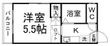パレス川平の間取図