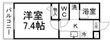 全健ハイム千代田の間取図