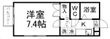 写真：コーポ向日葵2階の間取図
