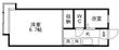 ブルーハイツ八幡の間取図
