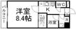 ウィング上杉北の間取図