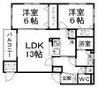 ハイパール玉川の間取図