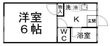 コーポ一高南Ａの間取図