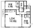 グラン・ドミール成田の間取図