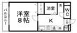 セクターズ荒巻 1号棟の間取図