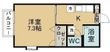 パインコートの間取図