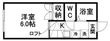 写真:プランド旭ケ丘 2階203の間取図