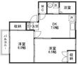 コーポ桜木の間取図