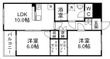 セントレアカマIの間取図