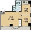 サンファンレジデンスの間取図