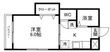 ピースフル一番町駅南(家具家電付)の間取図