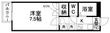 アーバナイト子平町の間取図