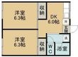 クレール旭ケ丘の間取図