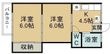 コーポ東仙台の間取図