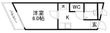 八乙女深松マンション(家具家電付)の間取図