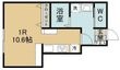 シャルム泉中央の間取図