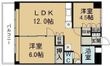 サニービルの間取図