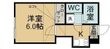 のあハイツの間取図