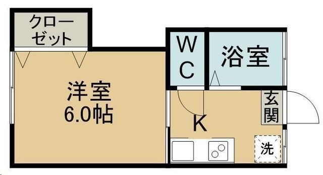拡大写真:コーポ相沢 1階102の間取り