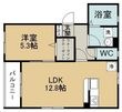 プレジール新田の間取図